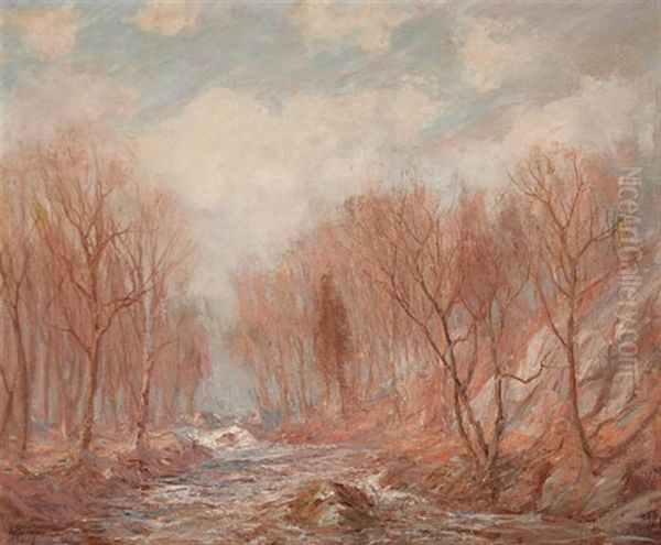 Early Thaw Oil Painting by Hal Robinson