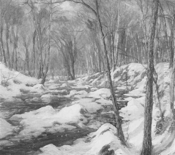 Winter Stream by Hal Robinson