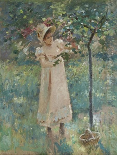 The Plum Tree by Theodore Robinson