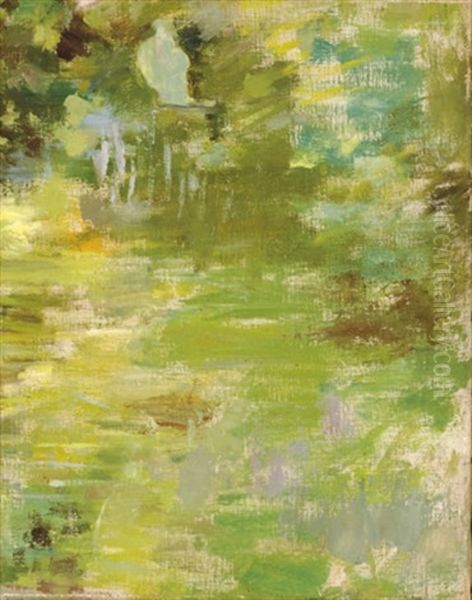 Landscape (study) Oil Painting by Theodore Robinson