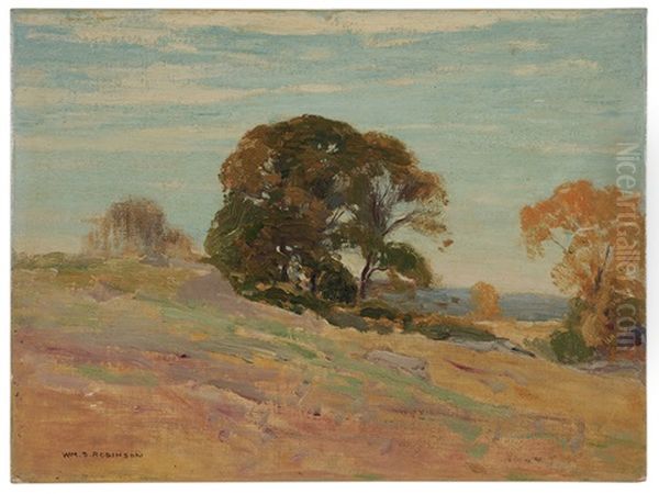 Old Lyme, Connecticut-october, 1910 Oil Painting by William S. Robinson