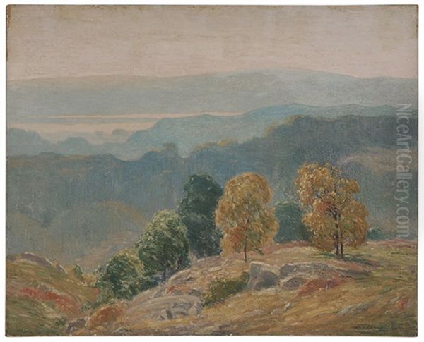 Panoramic Landscape Oil Painting by William S. Robinson