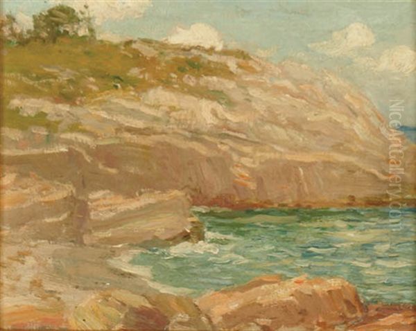 Coastal Scene - Ogunquit Maine Oil Painting by William S. Robinson