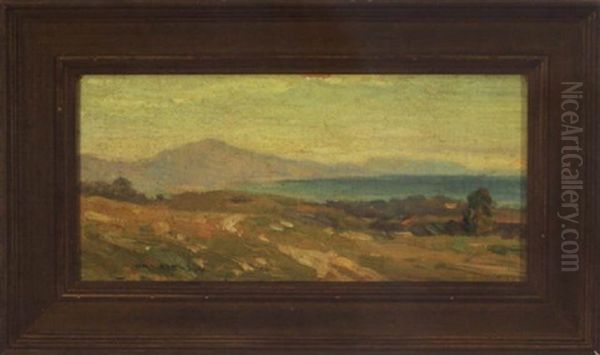 Near Santa Barbara, Ca Oil Painting by William S. Robinson