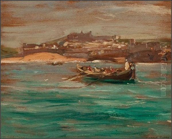 The Returning Boat Oil Painting by Alexander Roche