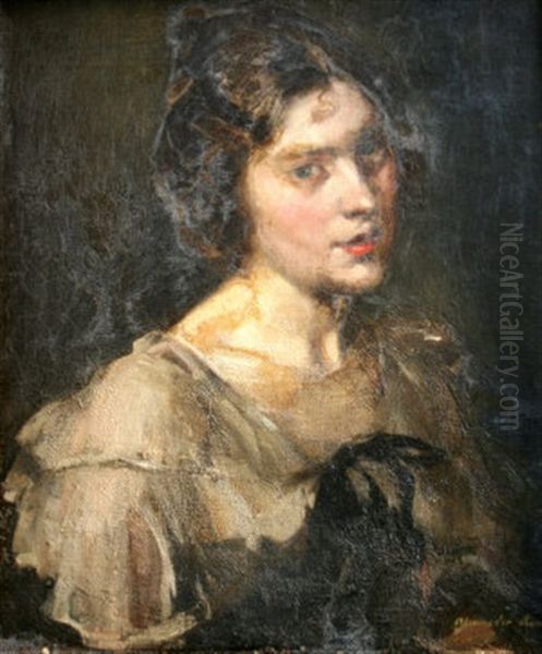 Peggy Oil Painting by Alexander Roche