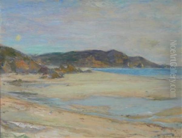 Deserted Beach Oil Painting by Alexander Roche