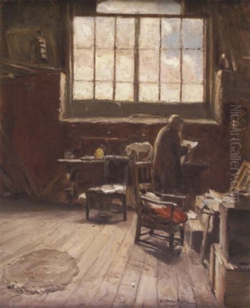 The Artist's Studio Oil Painting by Alexander Roche