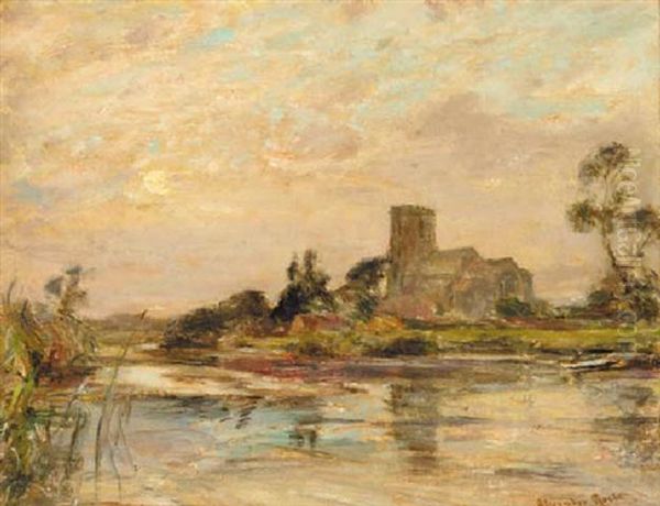 Wareham, Dorset Oil Painting by Alexander Roche