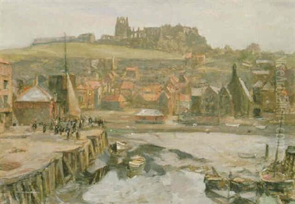 Whitby Oil Painting by Alexander Roche