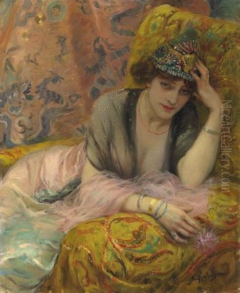 La Danseuse Oil Painting by Georges Antoine Rochegrosse