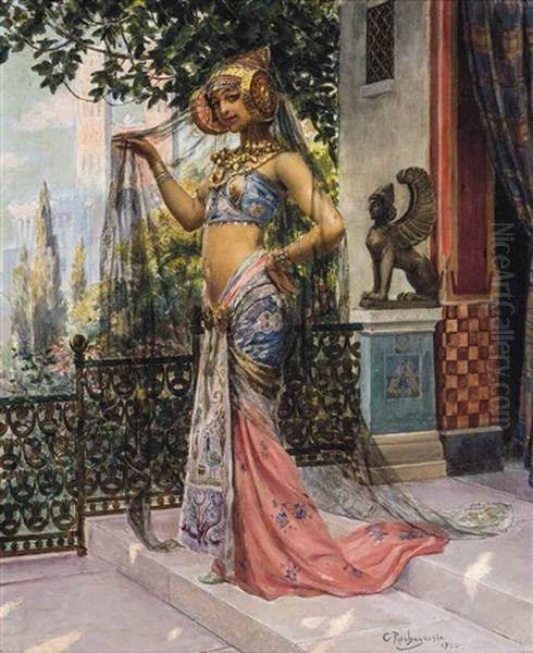 Oriental Beauty Oil Painting by Georges Antoine Rochegrosse