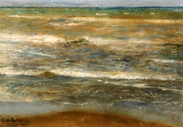 La Mer A Sidi-ferruch Oil Painting by Georges Antoine Rochegrosse