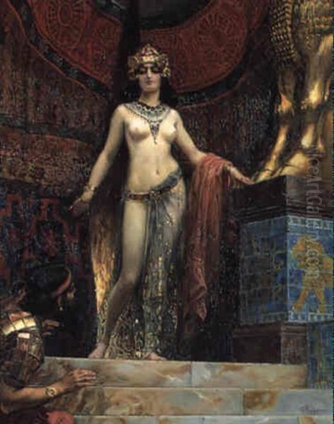 Semiramis Oil Painting by Georges Antoine Rochegrosse