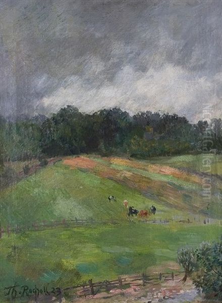 Landscape Near Sababurg Oil Painting by Theodor Rocholl