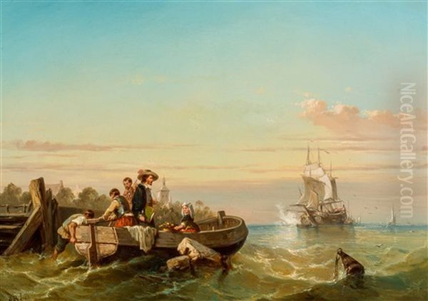 The Return Of The Merchantman by Charles Rochussen