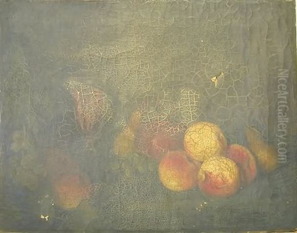 Still Life With Fruit Oil Painting by Augustus Rockwell