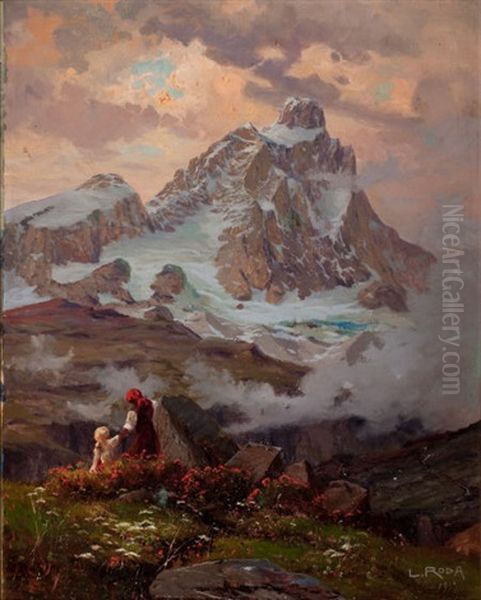 The Matterhorn Oil Painting by Leonardo Roda