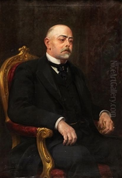 Retrato De Caballero by Eugenio Oliva Rodrigo