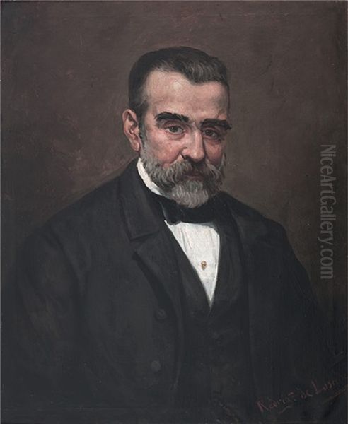 Retrato De Caballero Oil Painting by Jose Maria Rodriguez De Losada