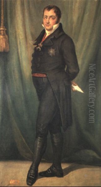 Retrato De Fernando Vii Oil Painting by Jose Maria Rodriguez De Losada