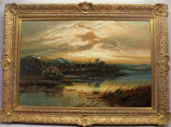 Wooton On Severn Oil Painting by Clarence Henry Roe