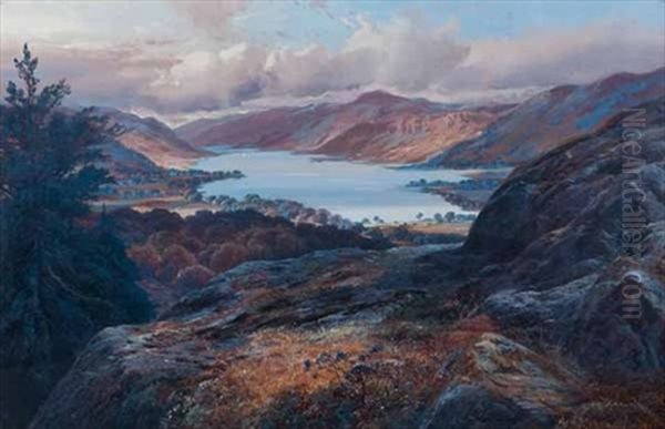 Loch Achray Oil Painting by Clarence Henry Roe