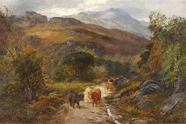 Ari Bahn And Balloch Grodich, Kenn Dhrocid Oil Painting by Clarence Henry Roe