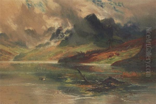 Glen Rosa, Isle Of Arran Oil Painting by Clarence Henry Roe