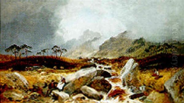 In The Vale Of Llanrwst Oil Painting by Clarence Henry Roe