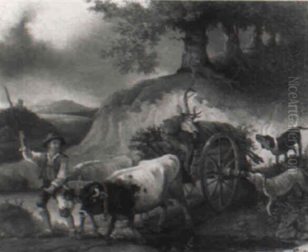 Heimkehr Von Der Jagd Oil Painting by Jakob Roedler