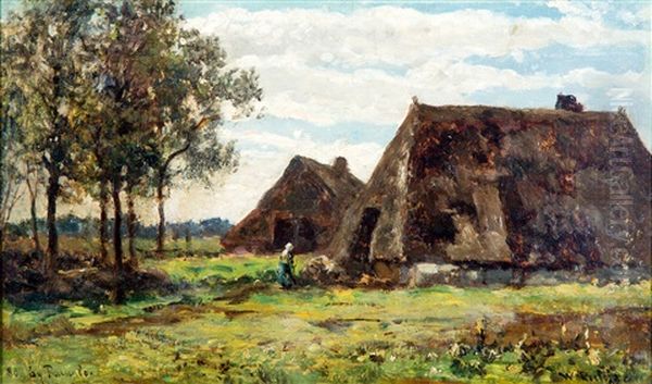 Bij Ruurlo Oil Painting by Willem Roelofs