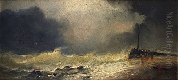 La Tempete Oil Painting by Willem Roelofs