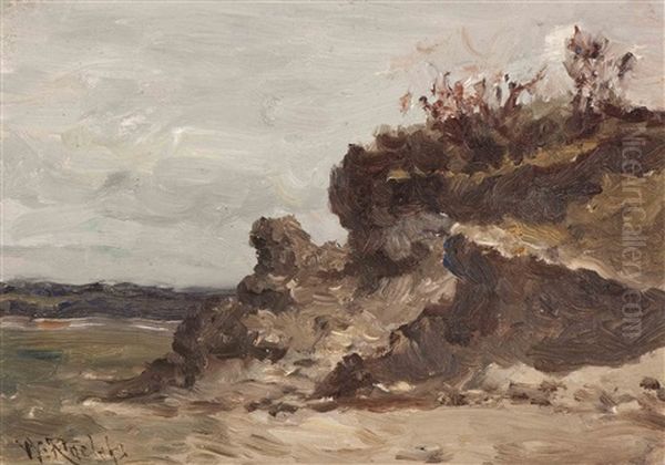 Stormy Weather Oil Painting by Willem Roelofs