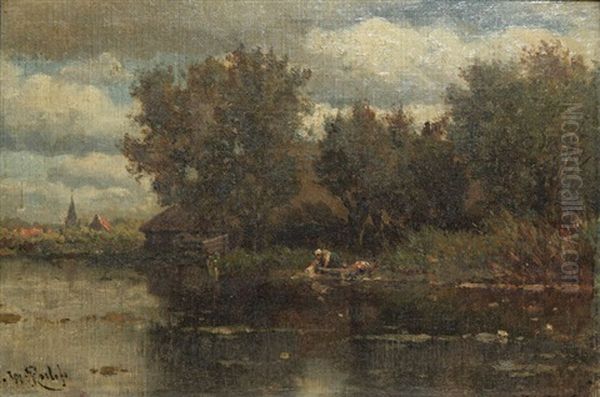 Sans Titre Oil Painting by Willem Roelofs