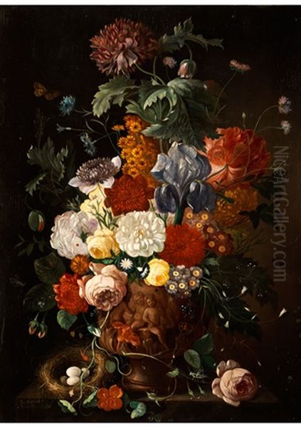 Blumenstilleben Oil Painting by Coenraet (Conrad) Roepel