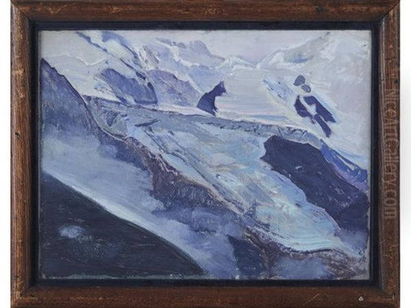 Mont Blanc Oil Painting by Nikolai Konstantinovich Roerich