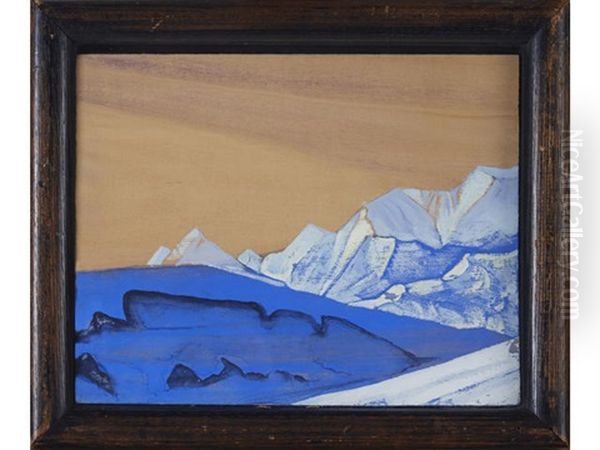 Tangla Oil Painting by Nikolai Konstantinovich Roerich