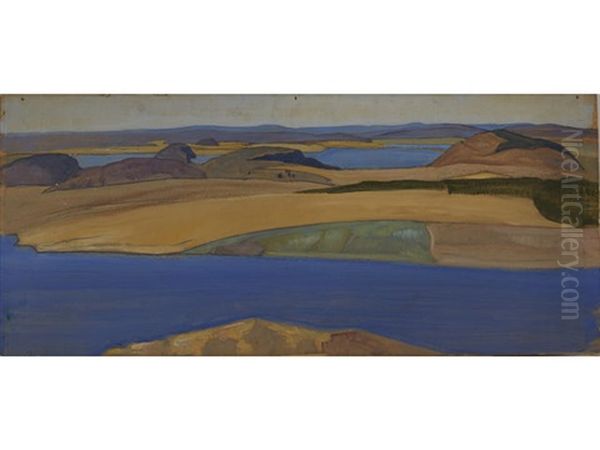 Tulola Oil Painting by Nikolai Konstantinovich Roerich