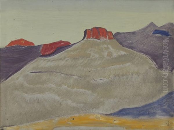 Study Of Arizona Oil Painting by Nikolai Konstantinovich Roerich