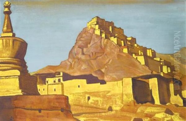 Sanctuaries And Citadels Oil Painting by Nikolai Konstantinovich Roerich