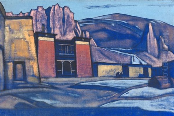 Sharugon Oil Painting by Nikolai Konstantinovich Roerich