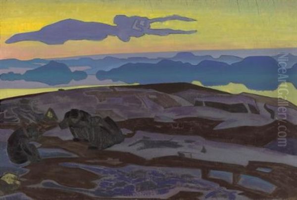 The Verdict Oil Painting by Nikolai Konstantinovich Roerich