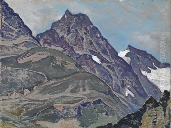 St. Moritz Oil Painting by Nikolai Konstantinovich Roerich