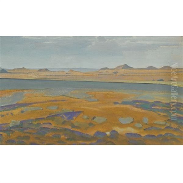 Landscape Oil Painting by Nikolai Konstantinovich Roerich