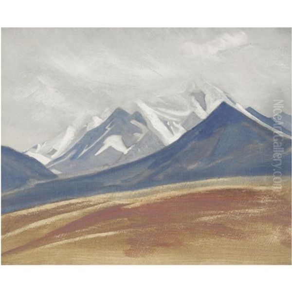 Jyagong Oil Painting by Nikolai Konstantinovich Roerich