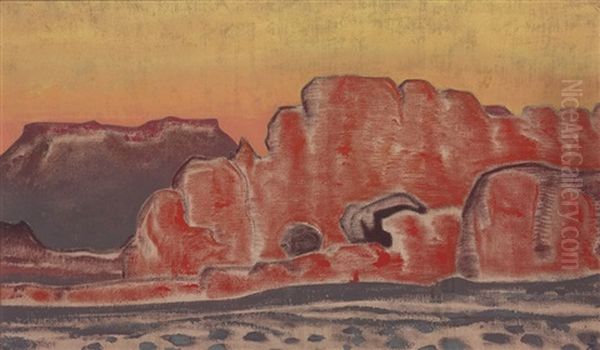 The Grand Canyon Oil Painting by Nikolai Konstantinovich Roerich