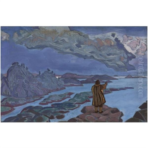 The Command Oil Painting by Nikolai Konstantinovich Roerich