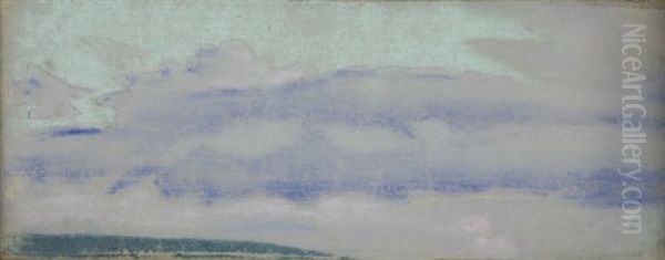 Untitled (sketch) Oil Painting by Nikolai Konstantinovich Roerich