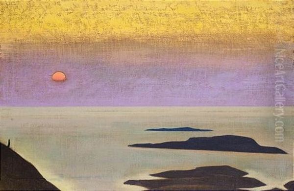 Monhegan, Maine Oil Painting by Nikolai Konstantinovich Roerich